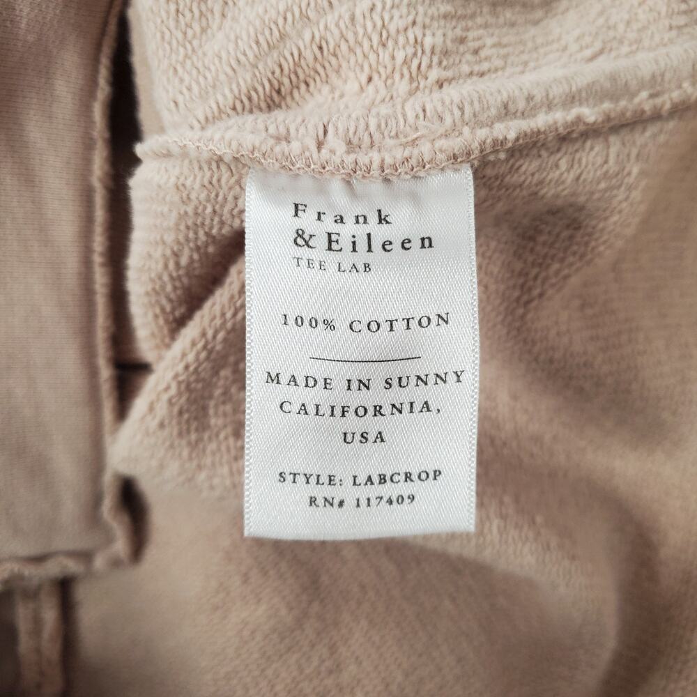 Frank & Eileen Mini Belfast Biscotti Triple Fleece Cropped Sweatshirt Coat Large - Picture 8 of 9